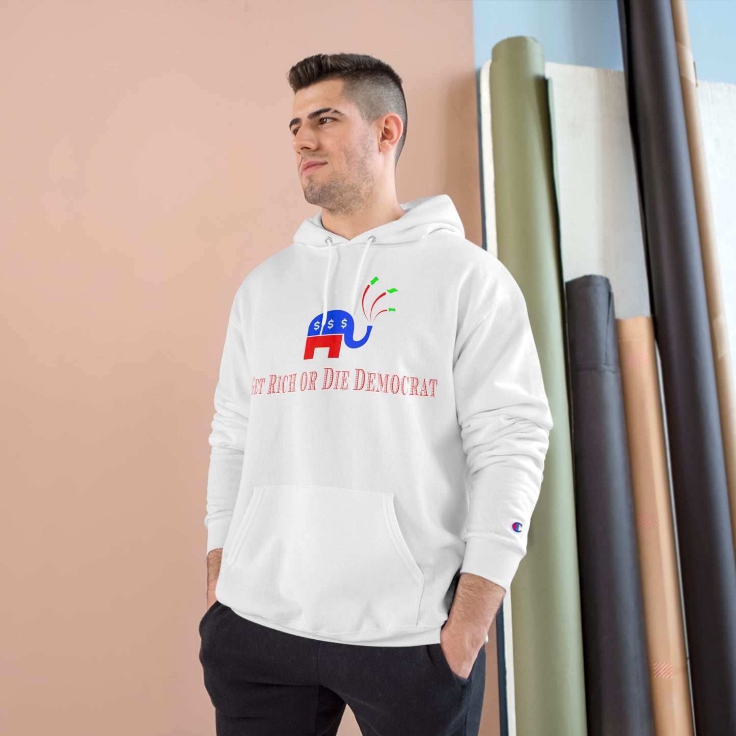 Get Rich or Die Democrat Champion Hoodie