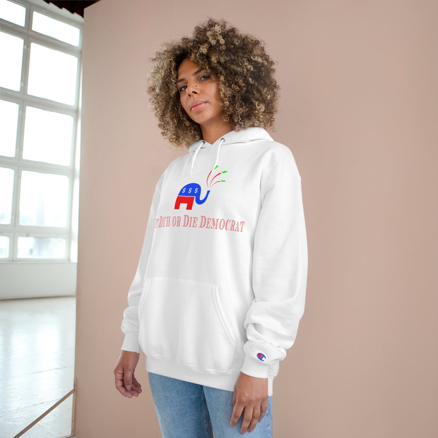 Get Rich or Die Democrat Champion Hoodie