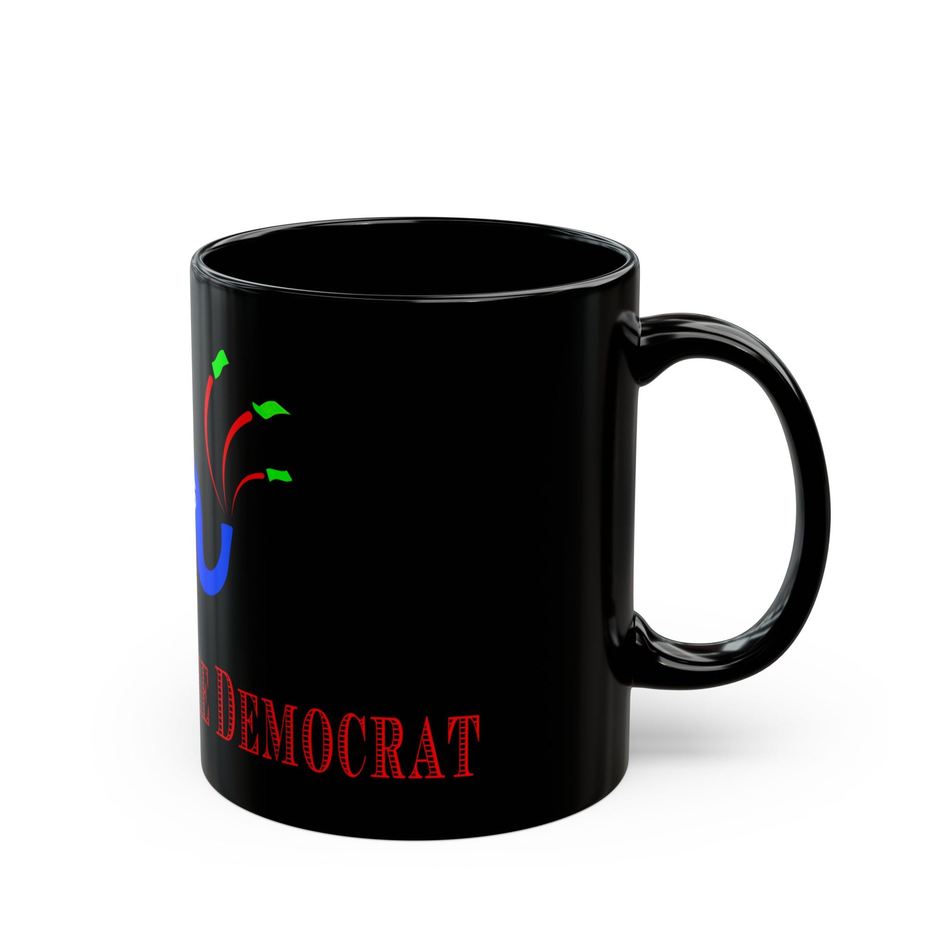 Custom Ceramic Mug – Get Rich or Die Democrat